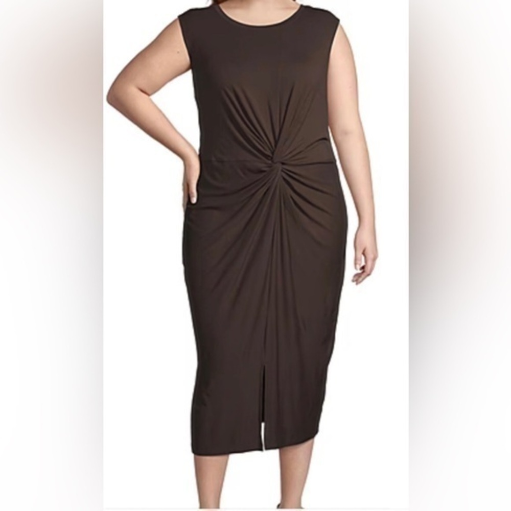 NWT Twist Front Sleeveless Dress, XL